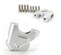 para GS R 1200 LC R1200GS Adventure ADV GS1250 R1250GS S1000XR Elevador Manillar 32 Mm Adaptador Extensión Abrazadera Manillar Arrastre(R1200GS-Silver)