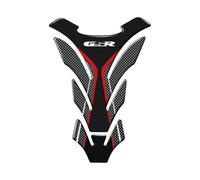 para GSR 250 400 600 750 BK Adhesivo Protector Tanque con Diseño Espina Pescado Protector Tanque Combustible Aceite Decoración Motocicleta