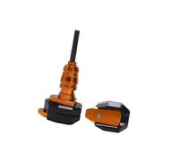 para GSR400/600/750 para GSX-S750 para GSXS1000 Anticaídas para Motocicleta Barra De Protección Bola Anticaída Topes Anticaida(Orange 1 Set)