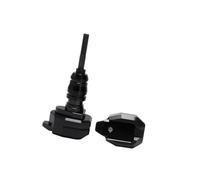 para GSR400/600/750 para GSX-S750 para GSXS1000 Anticaídas para Motocicleta Barra De Protección Bola Anticaída Topes Anticaida(Black 1 Set)