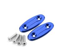 Para GSX-R1000 2005-2016 GSX-R600 GSX-R750 2008-2016 Cubierta Decorativa Para Orificio De Espejo Retrovisor De Motocicleta Deflector De Base(Azul)