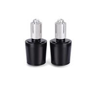para GSXR 1300 1000 750 600 K1 K2 K3 K4 K5 K6 K7 K8 K9 7/8" 22mm Tapón De Contrapesos Puños Manillar De Motocicleta Tapón Extremo Tapa Manillar(Negro)