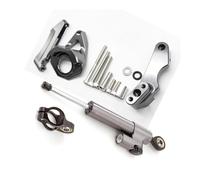 Para GSXR 600 750 Para K4 2001-2005 Motocicletas Amortiguador Dirección Estabilizar Soporte Montaje(Gray)