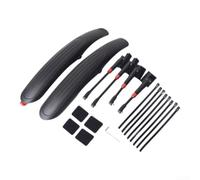 para guardabarros Bici Ajustable 26-29 Pulgadas Desmontable | Ajuste telescópico 14-24.5cm, compatible 26-29 pulgadas, desmontable para rápido, negro mate(Mountain)