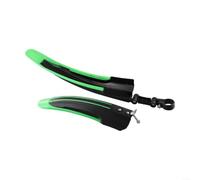 para guardabarros Bicicleta Montaña 2 Piezas Material PP Flexible | extendido, cobertura total, anti-salpicaduras, lluvia, barro, carretera y montaña(Green)