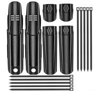 para guardabarros MTB PC y Nylon para Llantas 68-75mm para | Material PC y nylon, ajuste doble longitud, compatible llantas anchas, instalación sin herramientas, uso para delantero(2pcs)