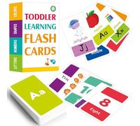 para guardería - 58 letras luminosas con ilustraciones, 6,3 x 10,9 x 2 cm para guardería y guardería con palabras para niños de 2 a 4 años