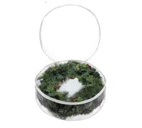 para guirnaldas navideñas, transparente antipolvo | Contenedor para decoraciones navideñas y guirnaldas - para mantas, ropa, sombreros, casa, dormitorio, apartamento, garaje