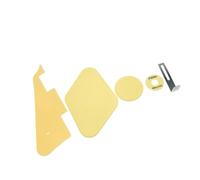 Para Guitarra Eléctrica LP Golpeador Placa Golpeador/cavidad/cubiertas De Interruptor Con Soporte Negro Amarillo Juego de Guitarra Pickguard(Yellow)