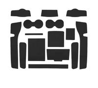 para GWM para Tank 300 2023-2025 Alfombrilla para Compartimento De Puerta Coche Posavasos Agua Caja Almacenamiento Antideslizante Protección Accesorios