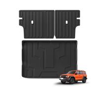 para GWM para Tank 300 2024-2025 Volante Derecha Revestimiento Carga Alfombrilla Maletero/Respaldo Todo Tipo Clima Alfombrillas Alfombrilla Trasera Maletero(Backrest and Trunk)