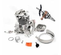 Para GX35 140F Conjunto de cilindro de motor de cuatro tiempos con cigüeñal y chispa, cabezal de alta potencia de aleación de aluminio para cortacésped y reparación de cepillos (B)