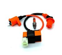 para GY6 50 60 80 125 150cc Ciclomotor Scooter ATV Go Carts Dispositivo CDI De Encendido De Motocicleta 3 Uds 6 Pines AC CDI Caja Bobina De Encendido Bobina De Encendido Motocicleta