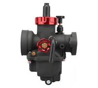 para GY6 Pitbike Pete Bicycle Moped Repuestos Internos del Carburador De Brida PE para Motocicleta 50 CC A 300 Carburador Repuesto Moto(PE Flange 17mm BK)