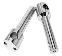 para H&Arley Accesorios para Motocicletas Kit Adaptador De Montaje De Abrazadera De Elevador De Manillar Redondo Negro De 22/25 Mm De Aluminio CNC Motocicleta Manillar Riser