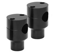 para H&Arley para Custom para Bobber Abrazadera De Manillar para Manillar De Motocicleta Universal De 7/8" 22 MM 1'' 25 MM Motocicleta Manillar Riser(Black25mm)