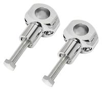 para H&Arley para Dyna para SPO&rtster XL883 Barra De Mango De 1 Pulgada 25mm Kit De Abrazadera Manillar Motocicleta Soporte Barra Elevación Ajustable Motocicleta Manillar Riser(25mm Chrome)