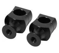 Para H&arley Para Dyna Para Sportster Color Negro 1 Par Elevadores Manillar Con Abrazara 22 Mm Y 25 Mm Motocicleta Alzas Manillar