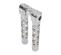 para H&Arley para SPO&rtster 883 1200 XL para Street para Bob para Dyna 1 Pulgada 25mm Kickback Pull-Back Elevadores Manillar Motocicleta Abrazadera Motocicleta Manillar Riser(10.5 Chrome)