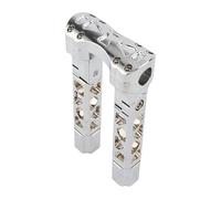 para H&Arley para SPO&rtster 883 1200 XL para Street para Bob para Dyna 1 Pulgada 25mm Kickback Pull-Back Elevadores Manillar Motocicleta Abrazadera Motocicleta Manillar Riser(8.5 Chrome)