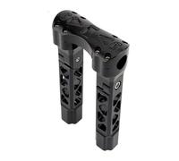 para H&Arley para SPO&rtster 883 XL para Street para Bob para Dyna Kickback Pull-Back Elevadores Manillar Motocicleta Abrazadera 1 Pulgada 25 Mm Motocicleta Manillar Riser(8.5 Black)