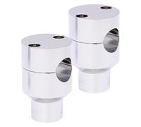 para H&Arley para SPO&rtster Manillar De Motocicleta 1 Par De Aluminio Universal Motocicleta 25mm 1 "Abrazadera De Elevadores De Manillar Motocicleta Manillar Riser