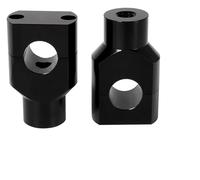 para H&Arley para XL 883 1200 para Steed para VLX 1 "25 MM Abrazaderas Asiento Fijo para Motocicleta Elevadores Elevadores Barra Manillar Montaje Motocicleta Manillar Riser(25mm Black)