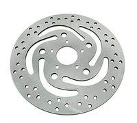 Para H&arley XL883 XL1200 Para Roadster 883 1200 Para Road K&ing 1450 1584 Para Dyna Para Low Street Glide Rotor Disco Freno Delantero Derecho Trasero MTVTFECEWG