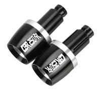 para H CBR250R MC41 2010 2011 2012-2023 2024 Empuñaduras De Manillar Universales Tapa Extremos Barra Deslizador Enchufe Contrapeso(Plata)