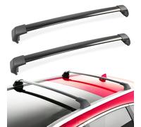 para H-Onda CRV Barras de Techo, Rieles Portaequipajes para 2002-06 2007-11 2012-16 2017-24, Fit Coches con Rieles Aleación de Aluminio Capacidad de Carga de 180kg, con Herramientas de Instalación
