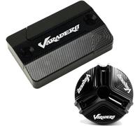 para H&Onda XL1000 V Varadero XL1000 2005-2013 Varadero XL 1000 V Motocicleta CNC Cubierta de depósito de líquido de Freno Delantero Tapa de llenado de Aceite