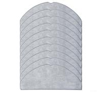 Para Haier HSR Home para robot M3 Aspiradora Lavadora Segura Microfibra Paños de limpieza de repuesto para superficies duras (paquete de 10)