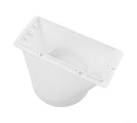 Para Haier portátil AC tubo de escape interfaz de montaje para conexión de tubo de manguera al kit de ventana abatible, múltiples opciones de tamaño (interfaz plana 130 mm)