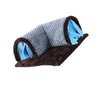 para hámster - de Tubos para hámster, Juguete Plegable para Gatos, casa con Cortinas de privacidad, Tubo de hurón con Cortinas de privacidad, casa, para Ejercicios de Interior, Dormir L