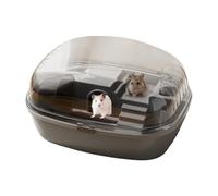 Para Hamster Enano, Jaula Para Hamster | de Casa Transparente Divertida e Interactiva Pequeños Animales, El espacioso hábitat mide 13,98 X 10,83 X 7,87 Pulgadas, ideal para el confort y la v