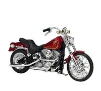Para Harley 1980 FLT Tour Glide, 2001 FXDWG Dyna Wide Glide 1:18 Vehículos De Simulación Modelos De Motos De Fundición Presión Regalos Colecciones(3342-1984 FXST Softail)