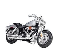Para Harley 1980 FLT Tour Glide, 2001 FXDWG Dyna Wide Glide 1:18 Vehículos De Simulación Modelos De Motos De Fundición Presión Regalos Colecciones(3342-FXDFSE CVO Fat Bob)