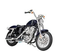 Para Harley 2000 FXSTD Softail Deuce,2013XL1200V Seventy-Two, 1:18 Modelo De Moto Aleación Simulación De Fundición Presión De Vehículo Colección Regalos(3346-2012 XL1200V blue)