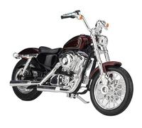 Para Harley-Davidson 2012 XL1200V Seventy-Two,2018 Forty-Eight Special,Escala 1:18 Modelos De Motos Souvenir Coleccionables Mini Motocicleta Die-Cast Regalo(1200N red)