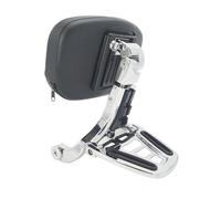 Para Harley Fat Boy Para Breakout FXBR FLFB FXBRS FLFBS 2018-2024 Respaldo Ajustable Multiusos Para Conductor Y Pasajero(Chrome)