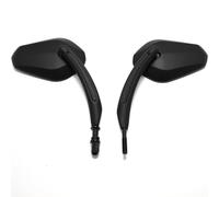 Para Harley Heritage Softail 1990-2018 Iron 883 2009-2018 Night Rod 2006-2008 Espejo Retrovisor De Motocicleta De 2 Piezas Espejos Laterales Ajustables Para Motocicleta(Negro)