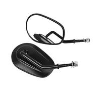 Para Harley Low Rider FXDL 1993-2023 Wide Glide FXDWG 1993-2023 Softail Slim FLS 2012-2023 Espejos Retrovisores Laterales(Negro)