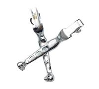 para Harley para Davidson Fat Boy Dyna Road King FX XL FL Ultra Piezas Motocicleta del Mercado De Accesorios Palancas Embrague Freno Calavera Manetas De Freno(3 MT241-020A-CD)