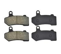para Harley para Davidson Road King Street Glide Electra FLHR FLHX FLTR 2008-2018 Discos De Pastillas Freno Delanteras Y Traseras para Motocicleta