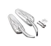 Para Harley Softail Slim FLS/FLSS Softail Deluxe FLSTN Heritage Softail Classic FLSTC Retrovisor Para Motocicleta Espejos Laterales(Chrome)
