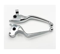Para Harley Touring Electra Street Road Glide FLTR 2014-2016 King FLHR Motocicleta Freno Cromado Embrague Palancas De Mano Aluminio motocicleta Manija Plegable