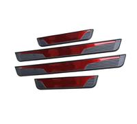 para Haval para Jolion 2021-2027 Molduras Umbral Puerta Plástico Cero Inoxidable Accesorios para Interiores Automóviles Acero Inoxidable embellecedor(Red)