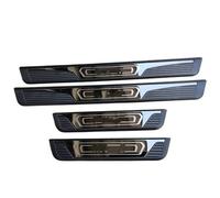 para Haval para Jolion 2021-2027 Molduras Umbral Puerta Plástico Cero Inoxidable Accesorios para Interiores Automóviles Acero Inoxidable embellecedor(Black)