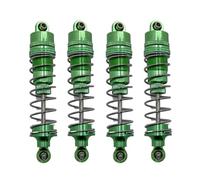 Para HB Para Toys R1001 Bronco R1002 R1003 4 Piezas Amortiguador De Aceite De Metal De Actualización Para Coche RC Accesorios Amortiguador Rc(Green)