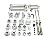 Para HB R1001 R1002 R1003 1/10 Eje Trasero Delantero Varilla Tracción Copa C Componentes Fijación Asiento Ejes Transmisión RC Crawler 4WD Piezas Coche Cazoleta DireccióN Rc(Silver)